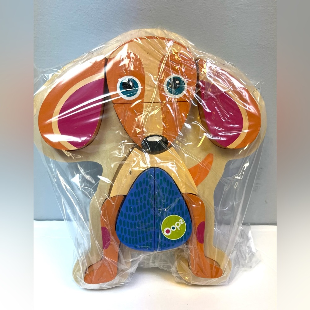 Oops- Dog puzzle , Wood, multi‎ color, Pre-Owned